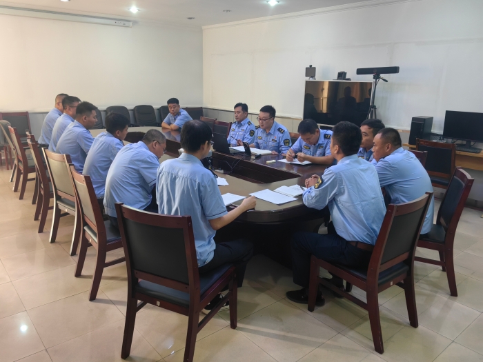 2025.9.25京秦分公司迁安保通保畅应急大队召开中秋国庆双节前安全部署会